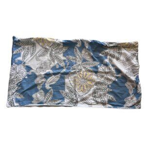 Sky Trellis | King Pillowcase | 100% Cotton | Blue Yellow Butterfly | Boho